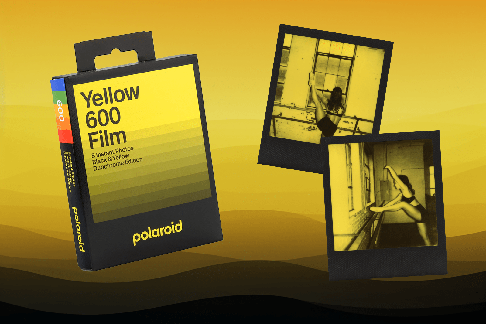 Polaroid Duochrome Black & Yellow - test en studio – Steven Berruyer
